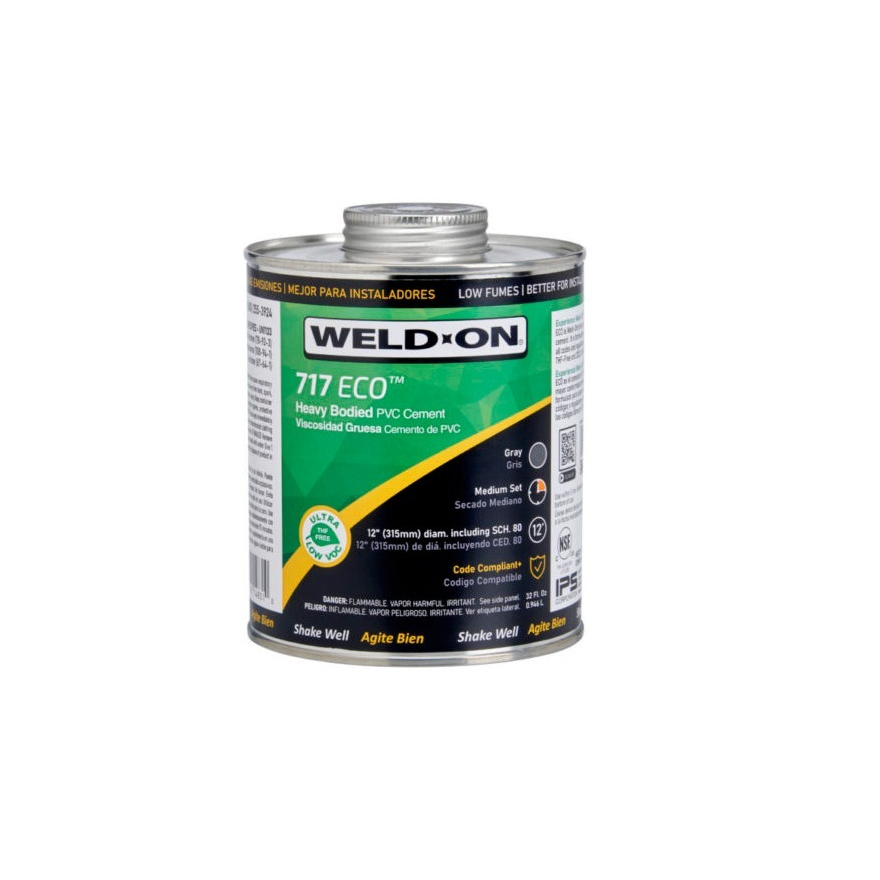 Weld-On 717, PVC Solvent Cement Adhesives, 473ML